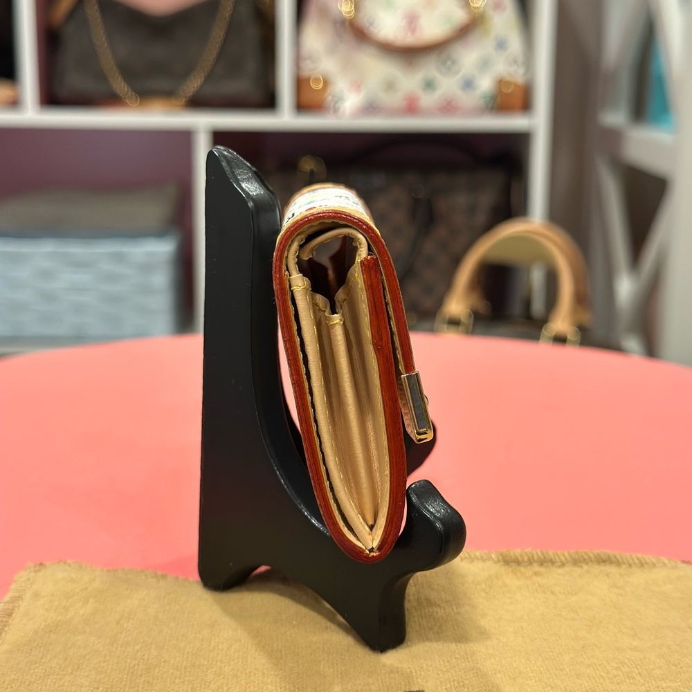 Louis Vuitton Murakami Porte Monnaie Plat Coin Case - Picture 3 of 16